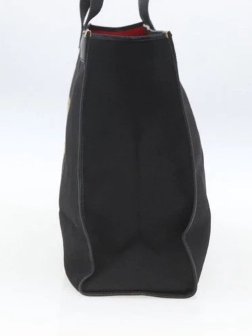 FENDI Tote Bag Canvas Black Gold Auth 169428 - Picture 5 of 15